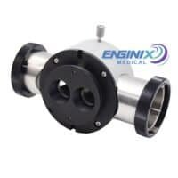 Dual-Port Beam Splitter for Zeiss Operating Microscopes - Side Mount, 20/80, 30/70, 50/50 Splitting Ratios