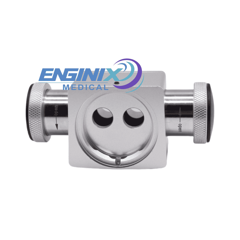 EM-BP06ZS-DP Dual-Port Beam Splitter for Zeiss SL120 and SL130 Slit Lamps - Image 2