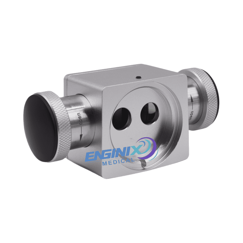 EM-BP06ZS-DP Dual-Port Beam Splitter for Zeiss SL120 and SL130 Slit Lamps
