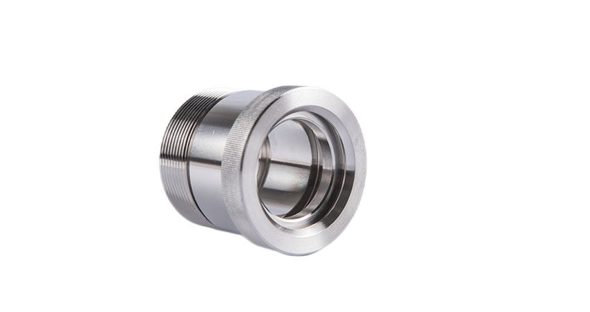 Precision CNC machining of metal ring bushing component by EPOC CRAFTER