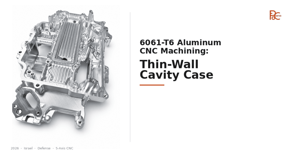 6061-T6 aluminum CNC machining thin-wall cavity case cover