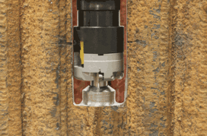 Overlay, membrane removal while beveling the boiler tube in one operation.