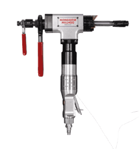 Powerful new motor keeps cutter blades running cool.