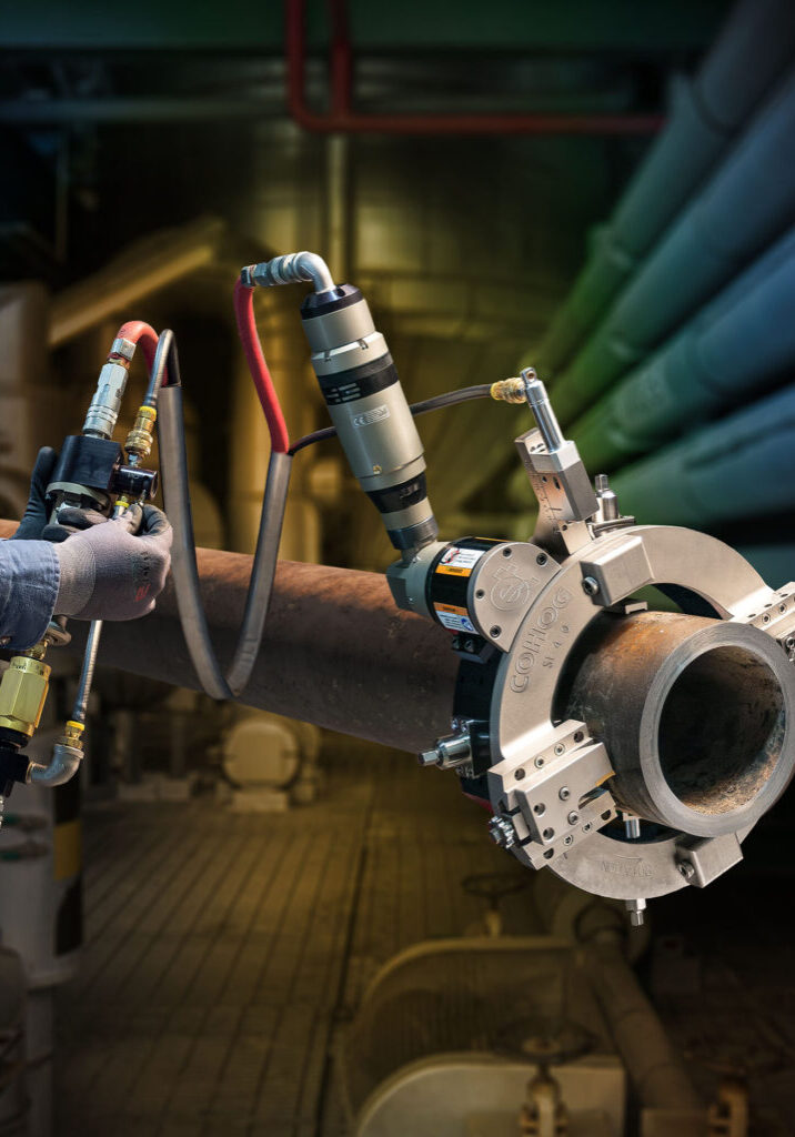 Cohog Split Frame Machine Pipe Cutting and Pipe Beveling Tool