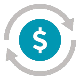 Revenue cycle management tab icon for workflow optimization and revenue growth