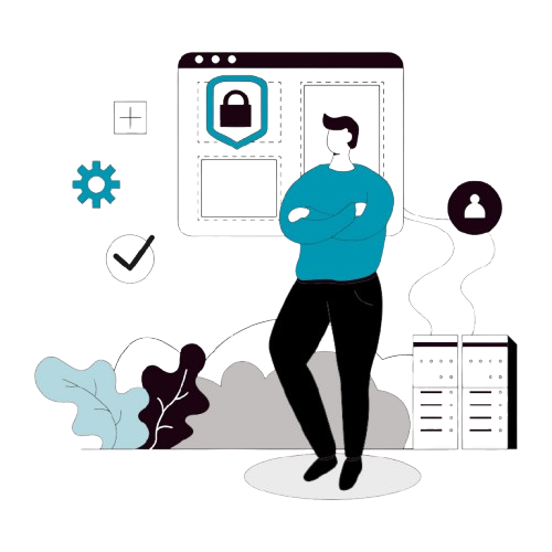 Illustration showing provider credentialing and payer enrollment management for healthcare compliance