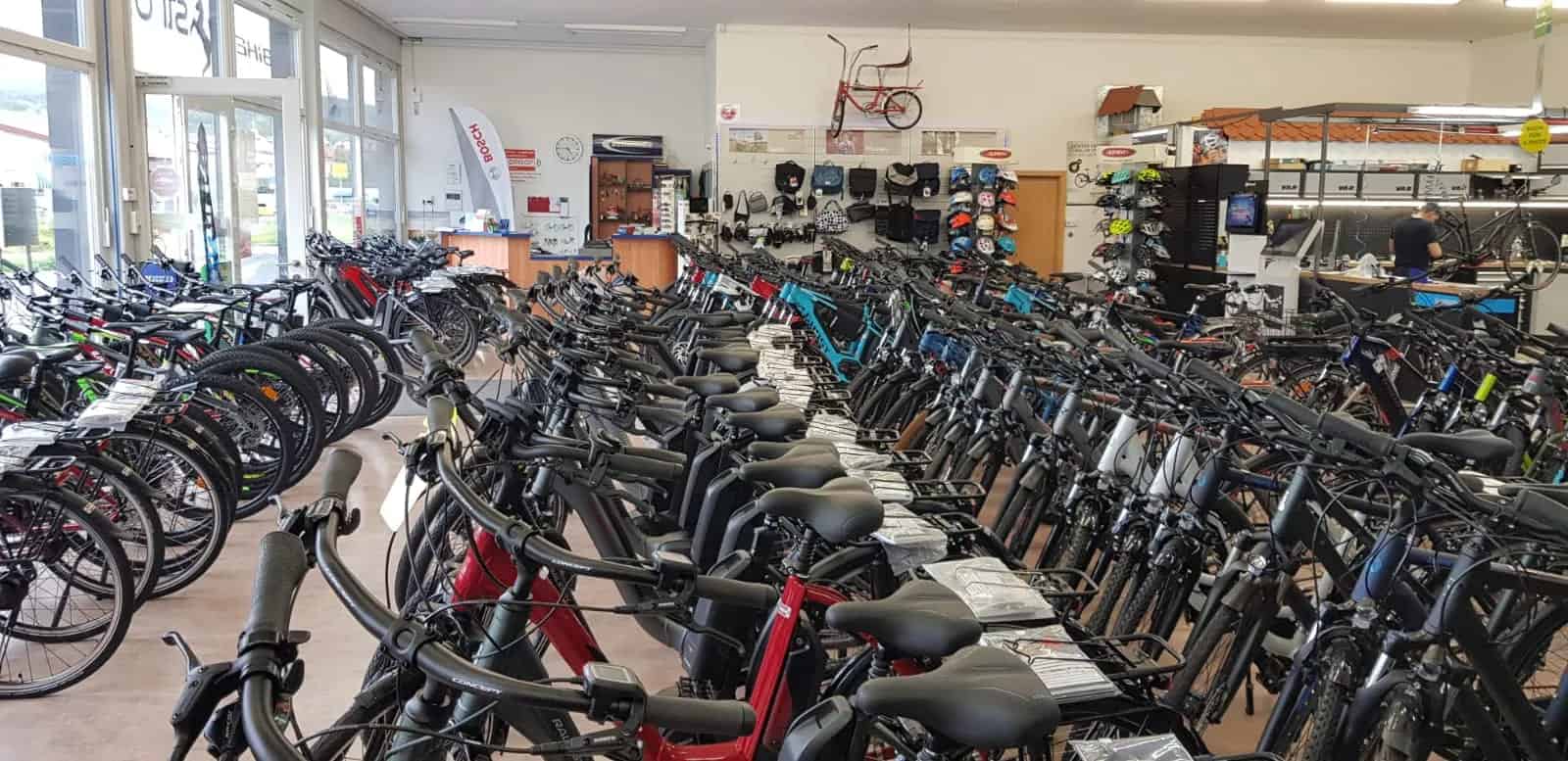 Große Auswahl an Fahrrädern im Fahrradprofi Amberg, 92224 Amberg.