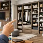 定制系統櫃，打造實用整潔的收納空間.