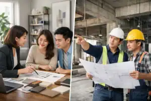 室內設計與工程團隊合作展示.