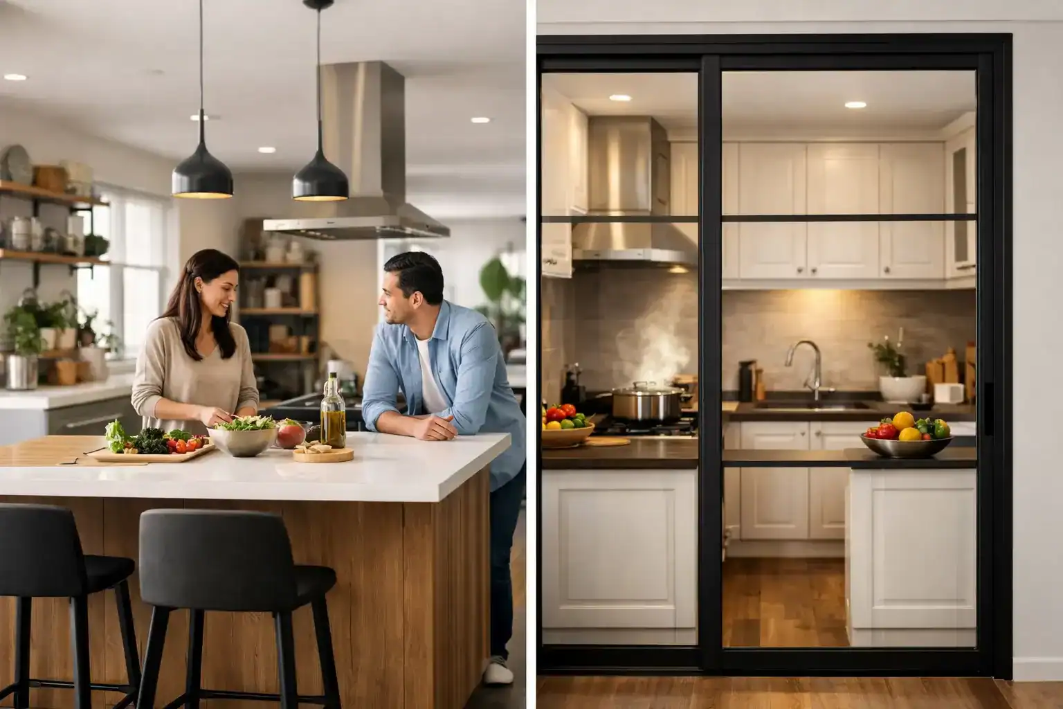 開放式與封閉式廚房的優缺點分析，幫助你選擇最適合的廚房布局。.