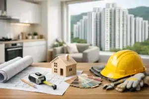 室內設計與裝修材料展示，適合天富苑裝修項目，結合實用性與美觀性，打造舒適居住空間。.