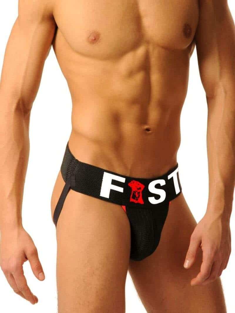  Fist Logo Jock Strap &bull; Schwarz