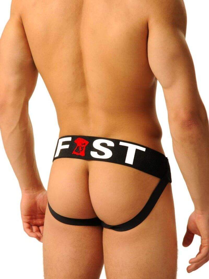  Fist Logo Jock Strap &bull; Schwarz