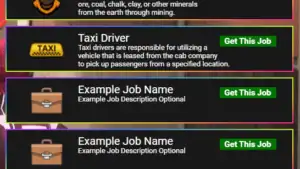 Use the Bike Rental, fivem job center, Pawnshops, Weapon Shops, Stores, and Radial Menu to customize your GTA V role-playing