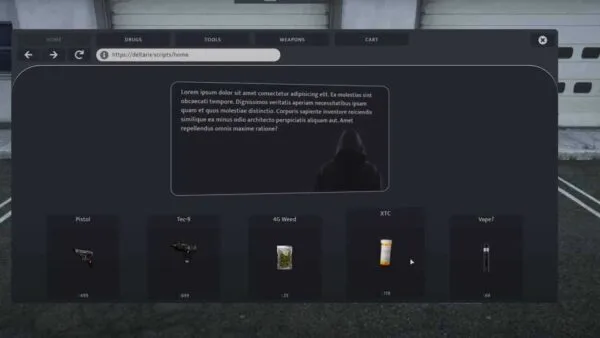 Discover the mysteries of the fivem dark web script and delve into the uncharted territories of the virtual world. Explore the possibilities