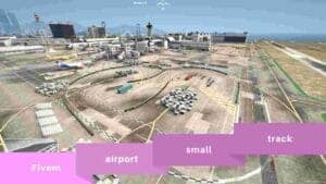 Dive into the adrenaline-pumping world of racing with Fivem Airport Small Track. Experience high-speed thrills, challenging turns