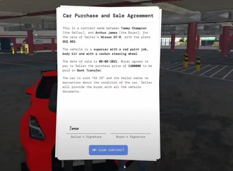 Fivem Sell Car System V3 - FiveM Store