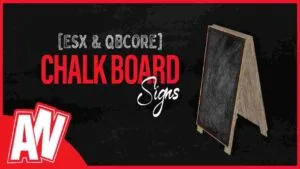 Fivem Chalkboard Signs
