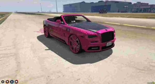 Enhance your FiveM gameplay with the Rolls Royce Dawn mod featuring animated lights. Experience luxury and style like never before in GTA V