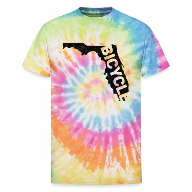 Florida Bicycle Merchandise Tie-Dye T-Shirt
