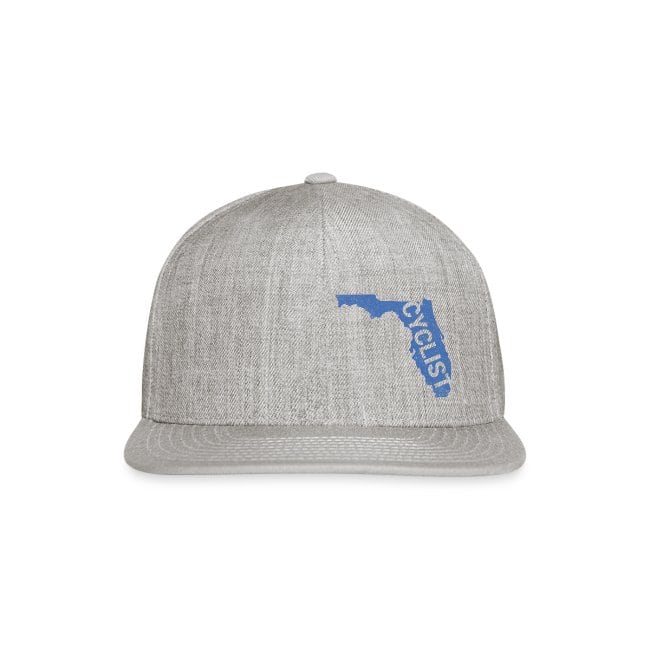 Florida bicycling Baseball Cap in blue