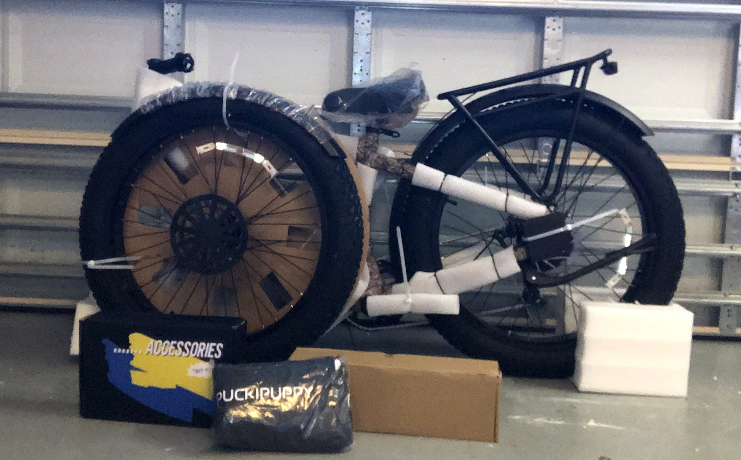 Puckipuppy Beagle eBike packed for shipping
