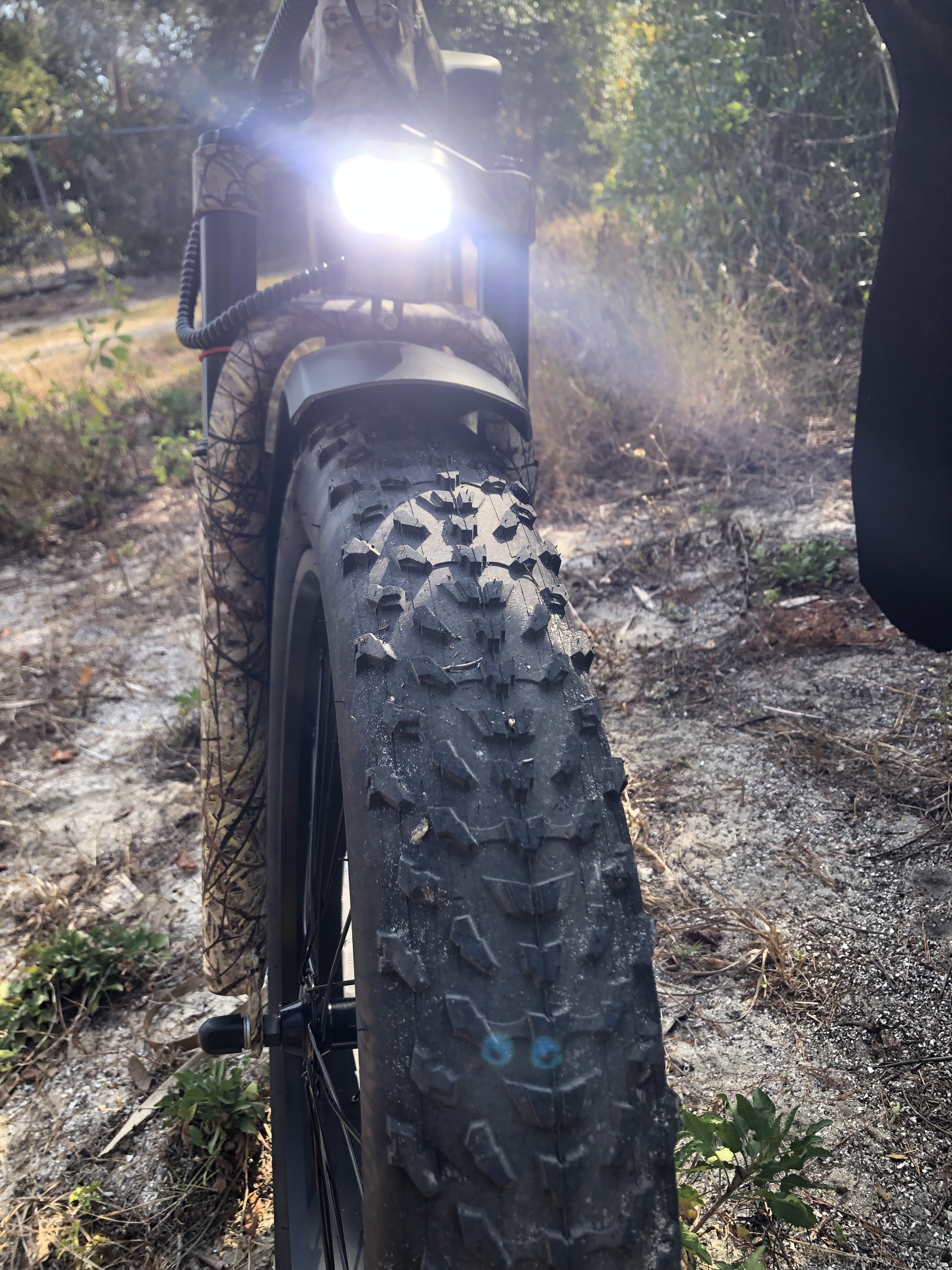 Puckipuppy Beagle eBike headlight.