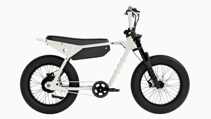 Pedal Electric H/T Electric Bike in Bone White