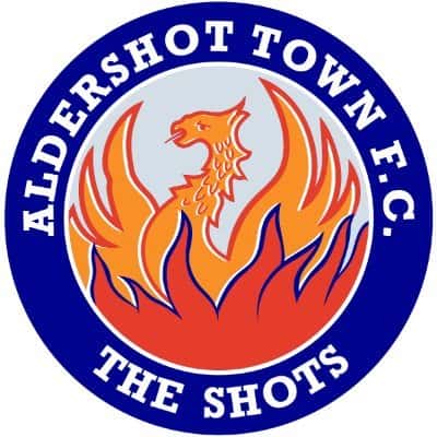 EBB Stadium- Aldershot Town crest