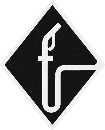 logo mark white and black