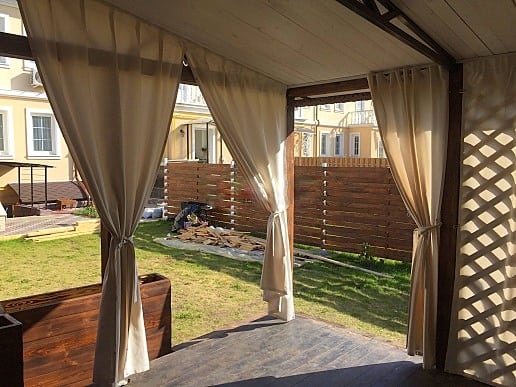 kerti függöny, pergola függöny - terasz függöny, POLLI dekor - Agria Textil Eger