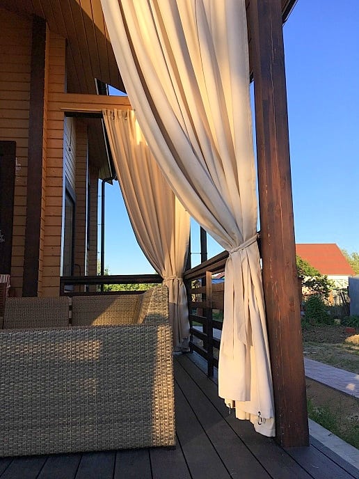 kerti függöny, pergola függöny - terasz függöny, POLLI dekor - Agria Textil Eger