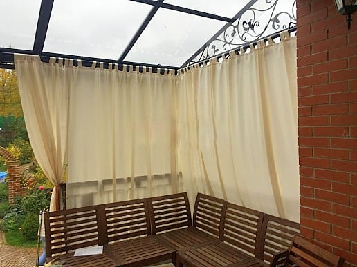 kerti függöny, pergola függöny - terasz függöny, POLLI dekor - Agria Textil Eger