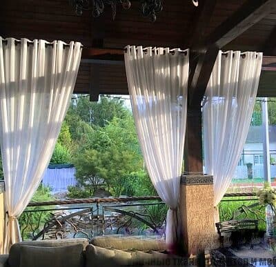 terasz függöny, pergola függöny - PORTO kerti függöny - Agria Textil Eger (