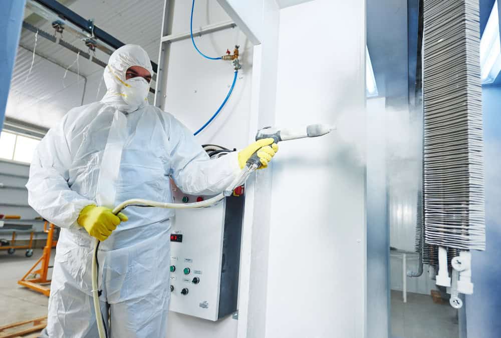 Powder coating control systems