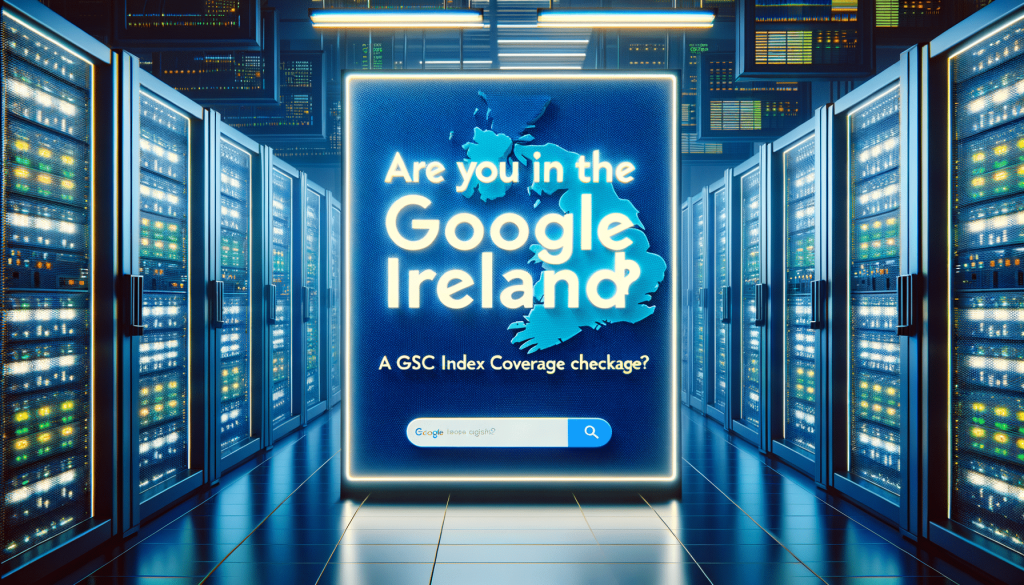Data centre with map highlighting Google Ireland location.