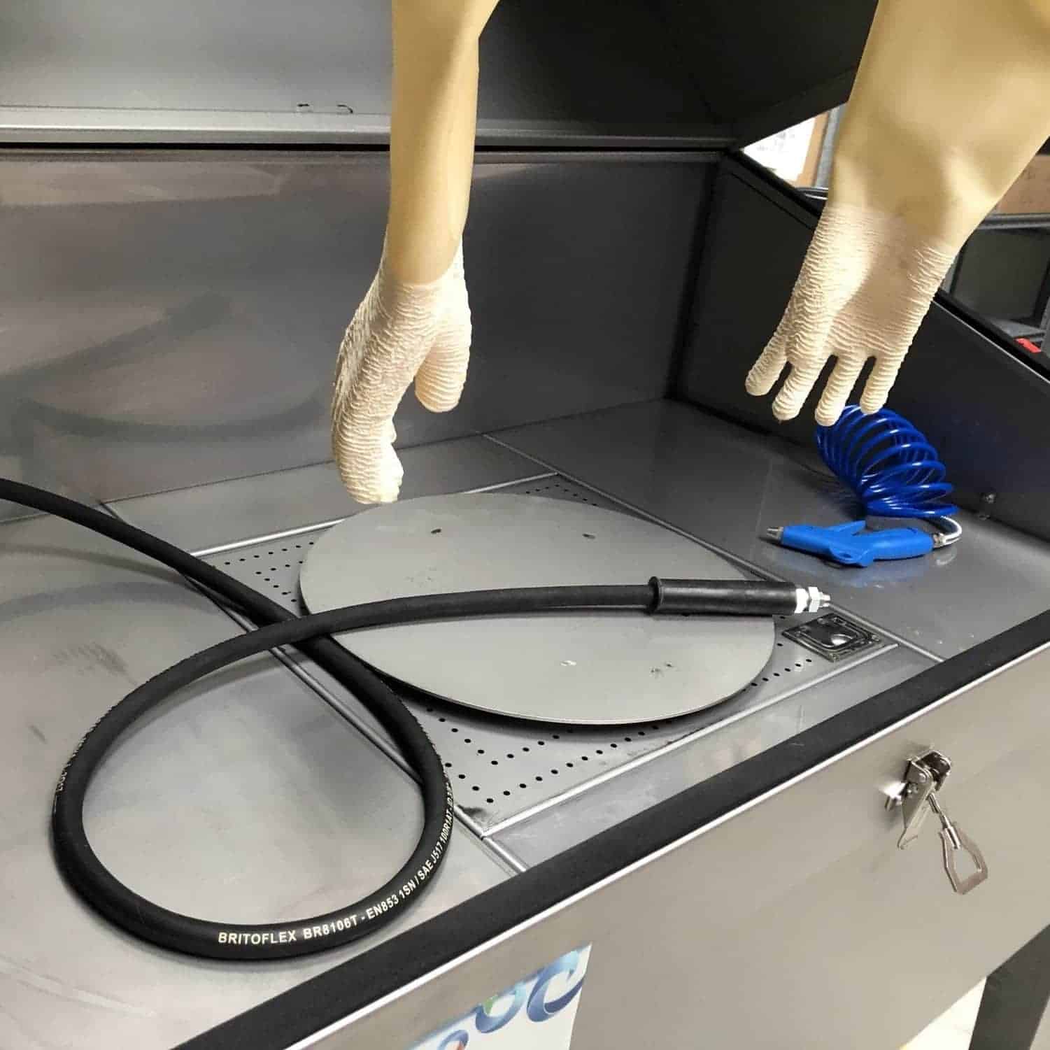 Hochdruck-Pinselwaschtisch gebraucht Arbeitsfläche