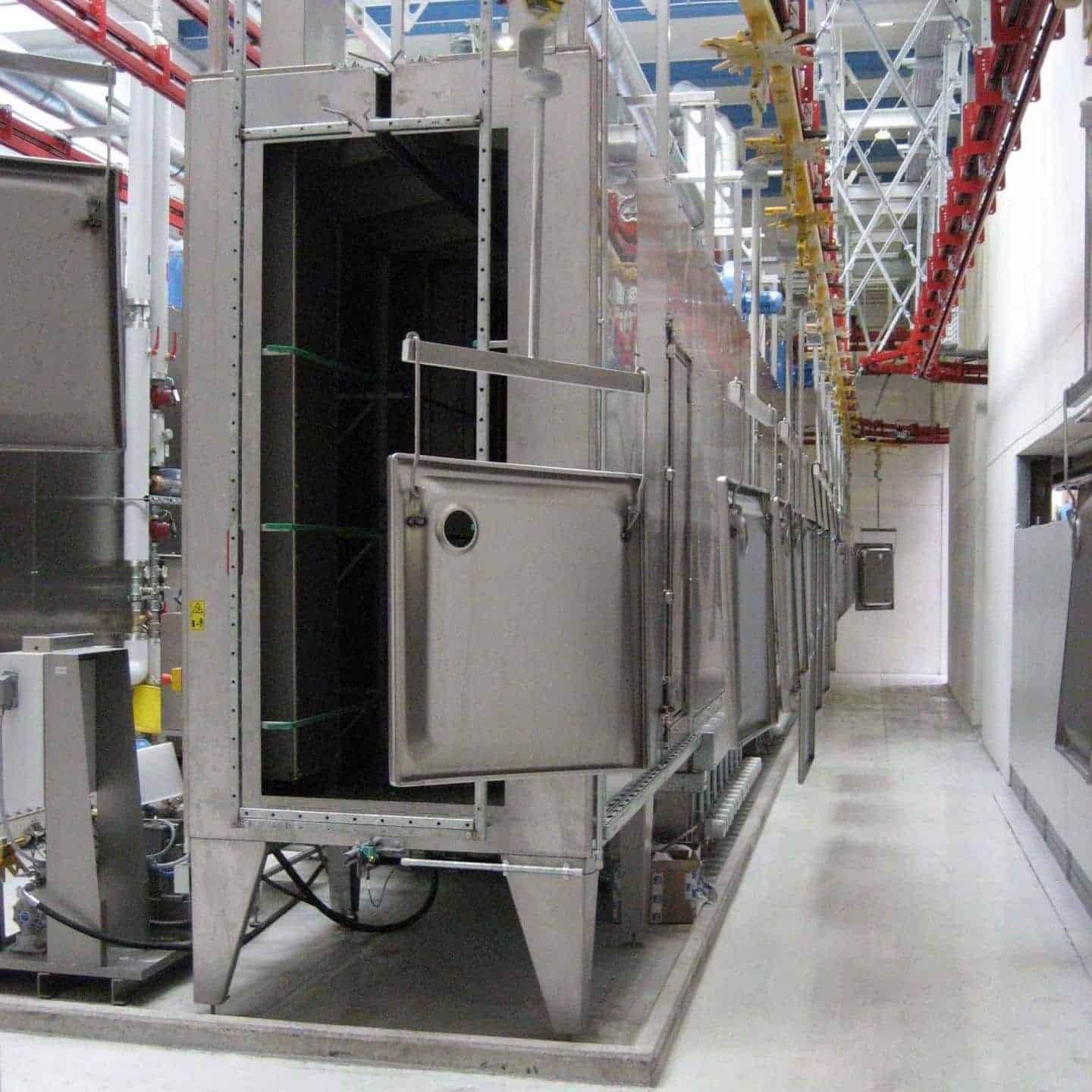 Durchlaufreinigungsanlage Spühlen