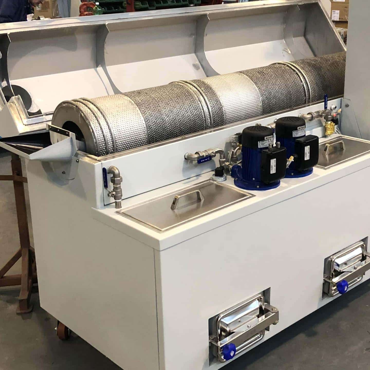 Trommelwaschanlagen zur Reinigung von Schüttgut