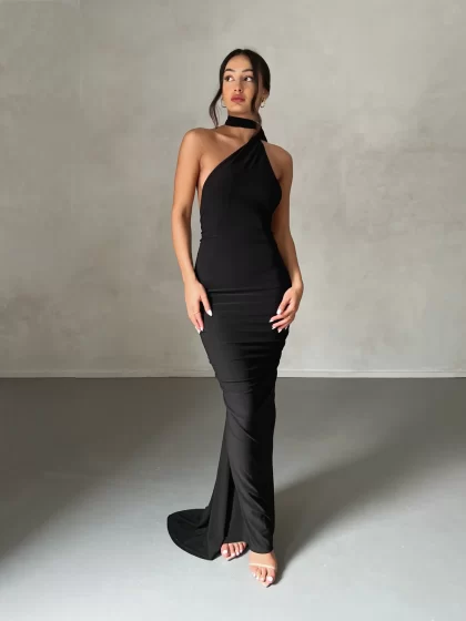MELANI Constantina Gown - Black - Image 2