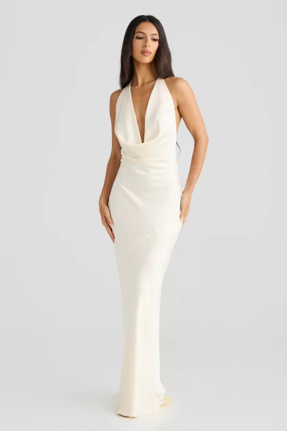 MELANI Josefina Gown - Pearl White - Image 4