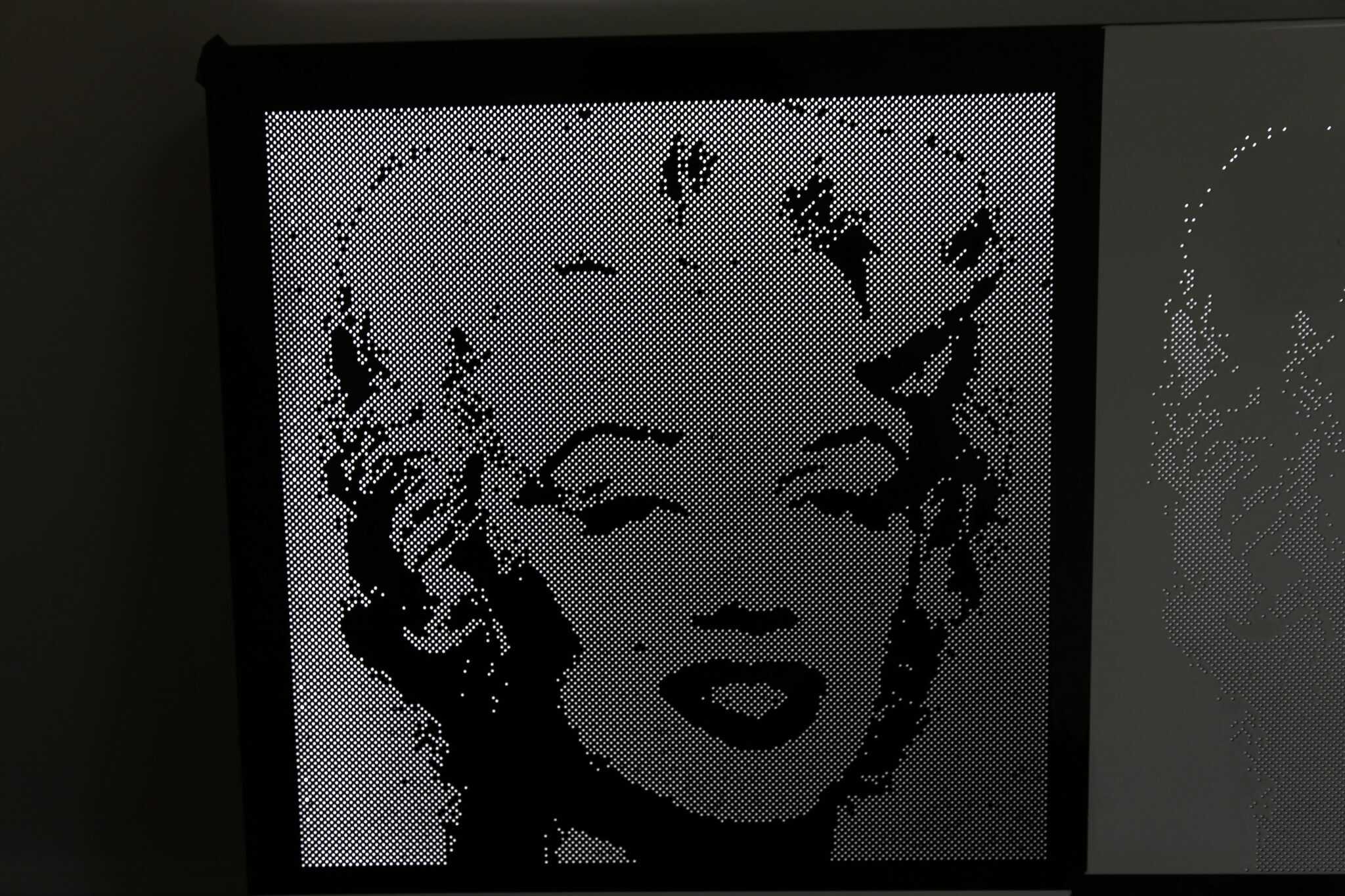 Aluminium Perforated, Marilyn Monroe