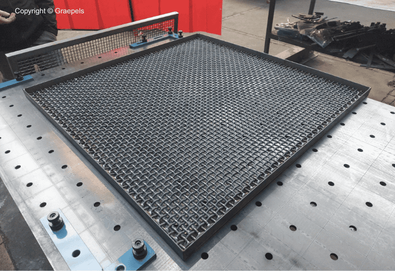 security woven wire mesh