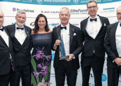 Engineered Metal Irish Steel Awards group photo