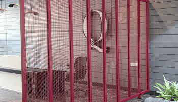 woven wire mesh interior screens