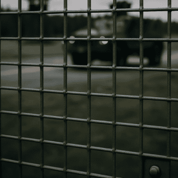 military mesh close up