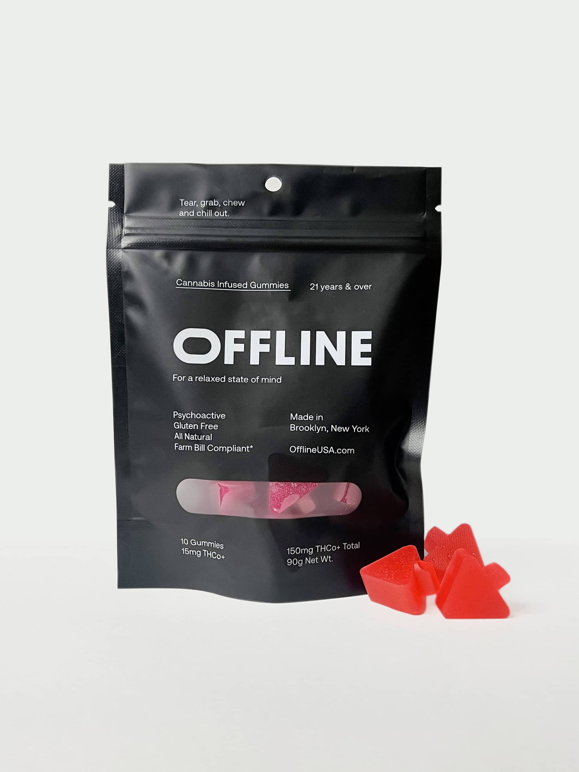 Offline-15mg-watermelon-gummy-front
