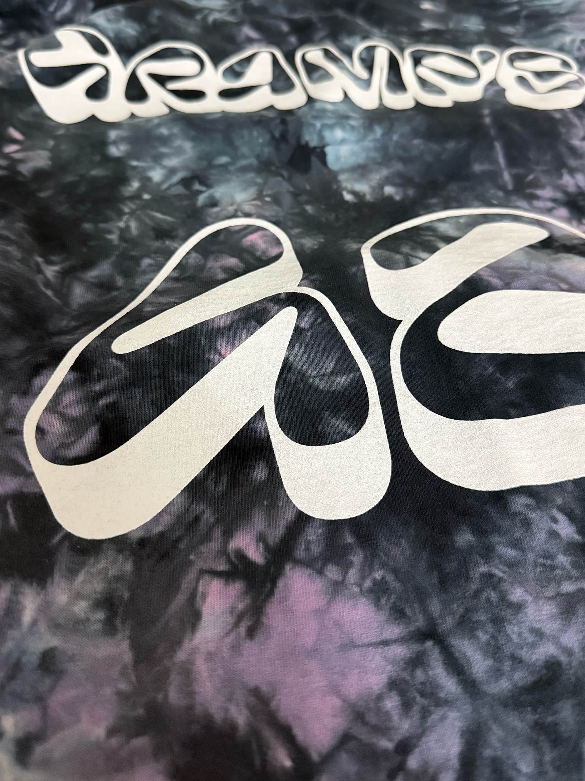 Gramp's Badder up tee shirt backside print detail