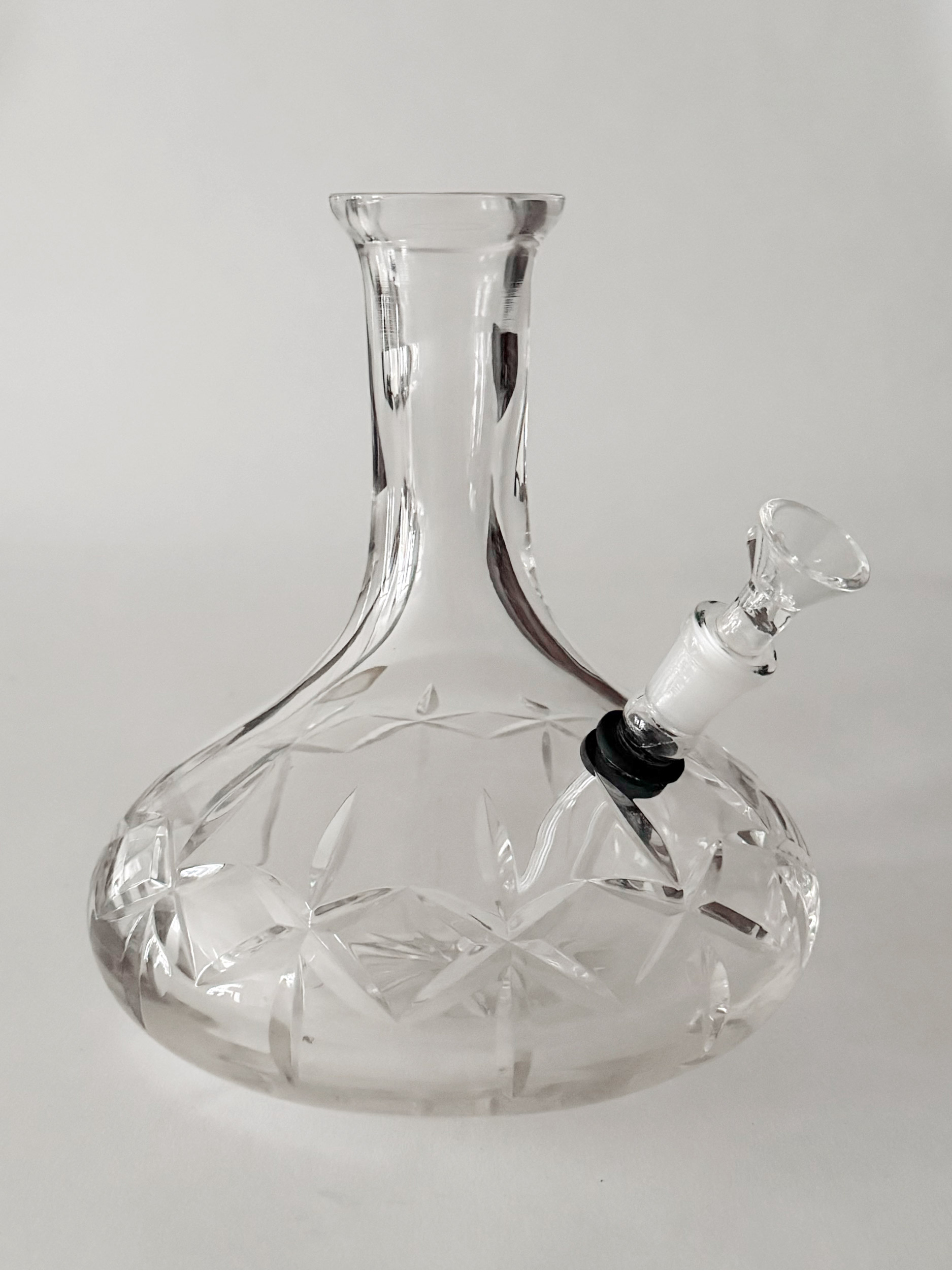 Gramp's mom's crystal decanter bong