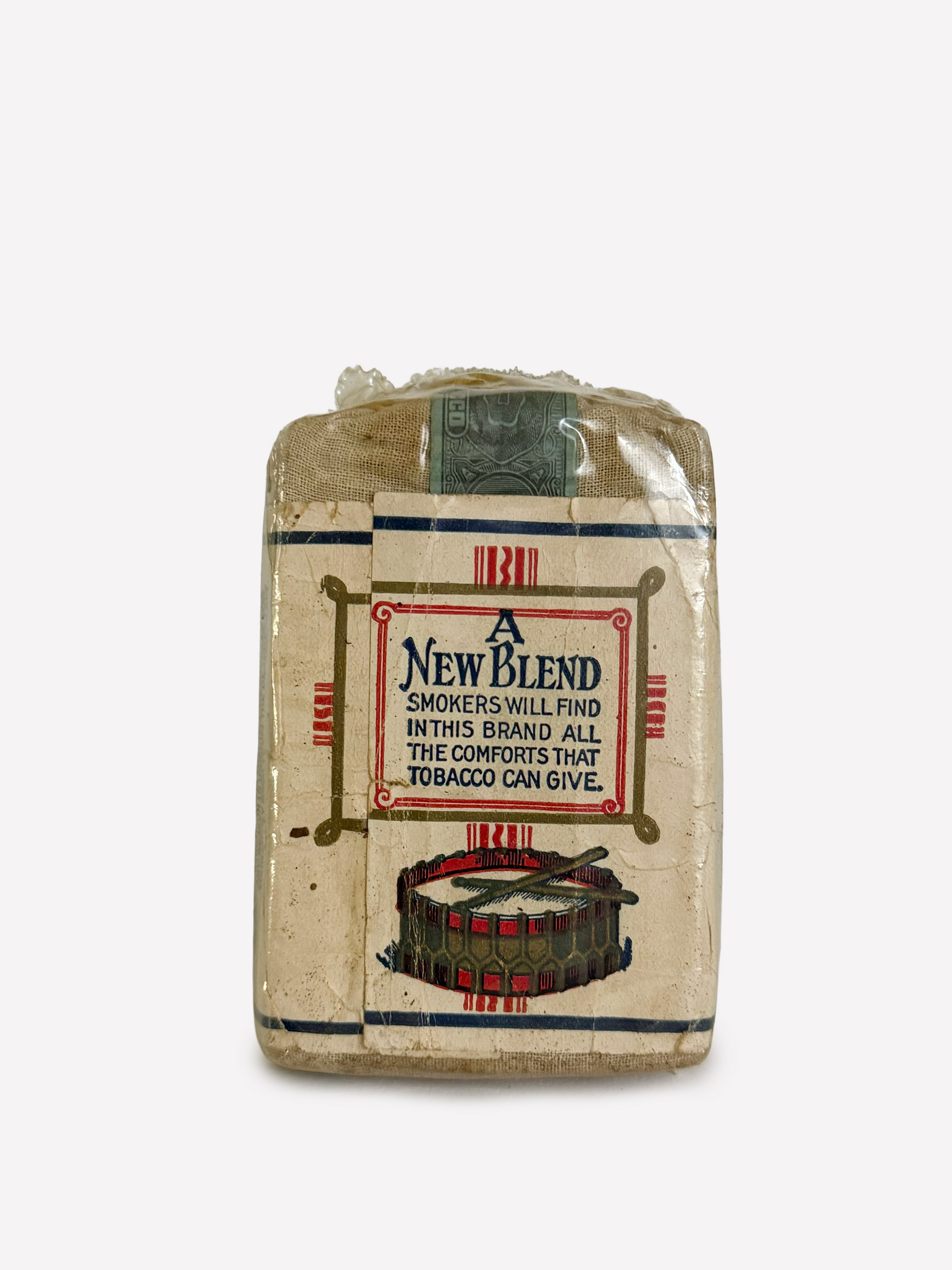 Drum Granulated Tobacco Pouch | Vintage American Tobacco Co. (1919, Series 107)
